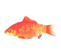 Flamingo Cat Toy Flounder Fish 29Cm Orange/Grey With Catnip