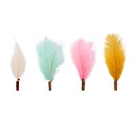 Flamingo Cat Toy Plumu For Cat Wand With Matatabi Wood And Bell