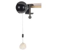 Flamingo Cat Toy Yoyo Electronic Gray Interactive 8.8x12.3cm