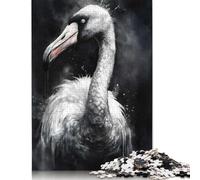 Flamingo Charm Watercolor Puzzles for Adults 1000 Piece Puzzle for Teenager Age 12 Years Up Christmas Eve Gifts 1000pcs (75x50cm)