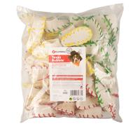 Flamingo Chew Shoe Made Of Cowhide 50 Pieces 7 Cm - Dog Snack For Dog Lovers