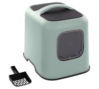 Flamingo Closed Cat Toilet Trudy Green, RRP 39.99 EUR, NEW