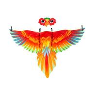 Flamingo Costume - 2 Piece Parrot Còstume Set With Cape, Bird Wings Coştume | Felt Bìrd Capes Wìngs Cosṫume Sèt For Halloween Colorful Fancy Dress
