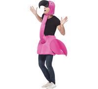 Smiffys Unisex Adult Flamingo Costume (One Size) (Pink)