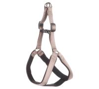 Flamingo Dish Step & Go Abbi Taupe For Dogs, Adjustable, Click Buckle