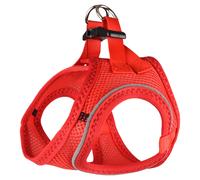 Flamingo Dish Step & Go Bento Red Nylon For Dogs With Click Buckle And Mesh
