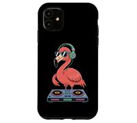 Flamingo Dj Headphones Spin Party Beats Case for iPhone 11