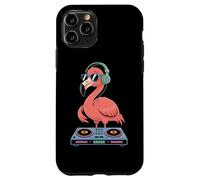 Flamingo Dj Headphones Spin Party Beats Case for iPhone 11 Pro