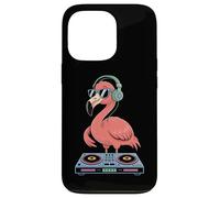 Flamingo Dj Headphones Spin Party Beats Case for iPhone 13 Pro