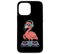 Flamingo Dj Headphones Spin Party Beats Case for iPhone 13 Pro Max