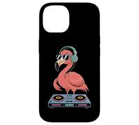 Flamingo Dj Headphones Spin Party Beats Case for iPhone 14