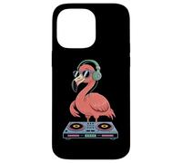 Flamingo Dj Headphones Spin Party Beats Case for iPhone 14 Pro Max