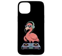 Flamingo Dj Headphones Spin Party Beats Case for iPhone 15 Plus