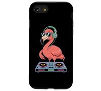 Flamingo Dj Headphones Spin Party Beats Case for iPhone SE (2020) / 7 / 8