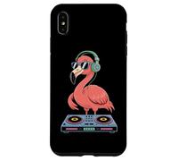 Flamingo Dj Headphones Spin Party Beats Case for iPhone XS Max