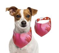 Flamingo Dog Bandanas,Summer Bandanas for Dogs Washable Adjustable Dog Triangle Scarf Bibs Cute Pet Bibs for Medium Large Dogs Puppy and Cats Medium