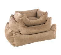 Flamingo Dog Bed Celeste Rectangular Beige, Removable, Washable, Non-Slip