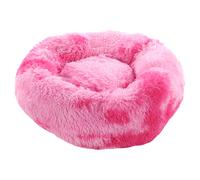 Flamingo Dog Bed Demi Round Pink Plush Non-Slip Washable At 30°C
