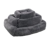 Flamingo Dog Bed Krems Dark Gray Rectangular With Zipper Washable At 30°C