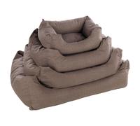 Flamingo Dog Bed Lotta Rectangular Taupe, Washable, Non-Slip, 30°C