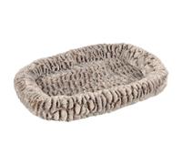 Flamingo Dog Bed Snoozzy Flat 50X37Cm Gray/Black Plush Non-Slip