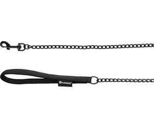 Flamingo Dog Chain leash Trero Black 1m 16mm