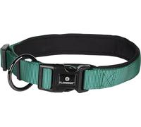 Flamingo Dog Collar Abbi Dark green L 50-55cm 25mm