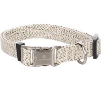 Flamingo Dog Collar Lago White & Black M 40-55cm 20mm