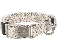 Flamingo Dog Collar Lago White & Black XS 20-35cm 15mm