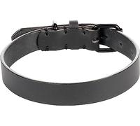 Flamingo Dog Collar Leano Black M/L 38-48cm 25mm