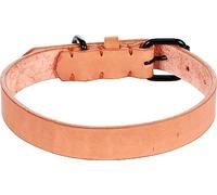 Flamingo Dog Collar Leano Cognac M/L 38-48cm 25mm