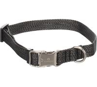 Flamingo Dog Collar Mago Dark grey M 40-55cm 20mm