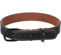 Flamingo Dog Collar Montana Black L 43,5-53,5cm 25mm