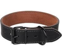 Flamingo Dog Collar Montana Black L 45-55cm 40mm