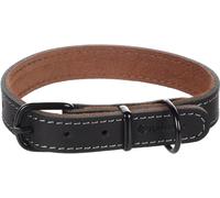 Flamingo Dog Collar Montana Black S/M 32-40cm 20mm