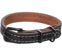 Flamingo Dog Collar Montana Black XS 19,5-25,5cm 12mm