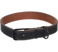 Flamingo Dog Collar Montana Black XXL 53-63cm 28mm
