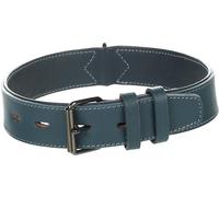 Flamingo Dog Collar Padded Wide Denver Blue XL 52-64cm 40mm