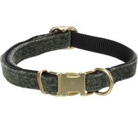 Flamingo Dog Collar Saba Green S 30-45cm 15mm