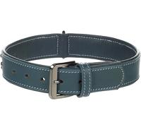 Flamingo Dog Collar with studs Denver Blue L 41-50cm 35mm