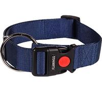 Flamingo Dog Collar Ziggi Dark blue XL 55-75cm 40mm