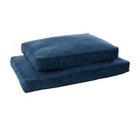 Flamingo Dog Cushion Celeste Dark Blue Rectangular Washable Non-Slip