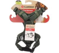 Flamingo Dog Harness Cami Green M 38-61cm 45-70cm 25mm