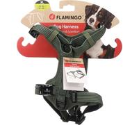 Flamingo Dog Harness Cami Green XL 53-86cm 65-105cm 25mm