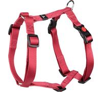 Flamingo Dog Harness H-shape Ziggi Cherry red M 45-65cm 55-70cm 20mm
