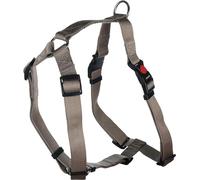 Flamingo Dog Harness H-shape Ziggi Greige L 60-85cm 70-100cm 25mm