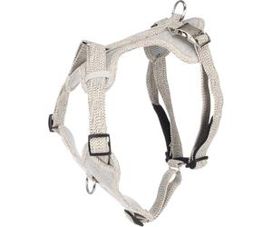 Flamingo Dog Harness Lago White & Black XL 53-86cm 65-105cm 25mm