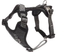 Flamingo Dog Harness Mago Dark grey S 31-49cm 40-60cm 20mm