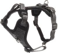 Flamingo Dog Harness Mago Dark grey XS 25-43cm 30-45cm 15mm