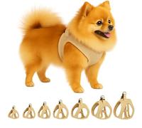 Flamingo Dog Harness Step&Go Bento Beige S 30-35cm 37-40cm